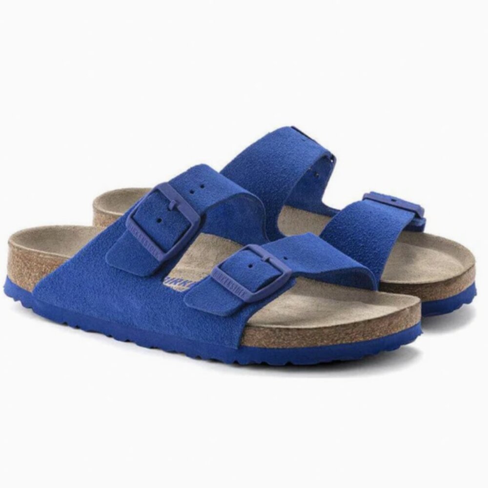 Birkenstock Arizona SFB VL Suede Sandals 'Ultra Blue' 1022298 size 43